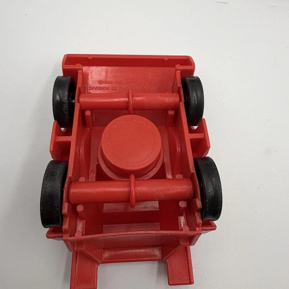 Fisher Price Adventure People Formula One Race Cars ‎ 3 Cars Red White Blue VTG